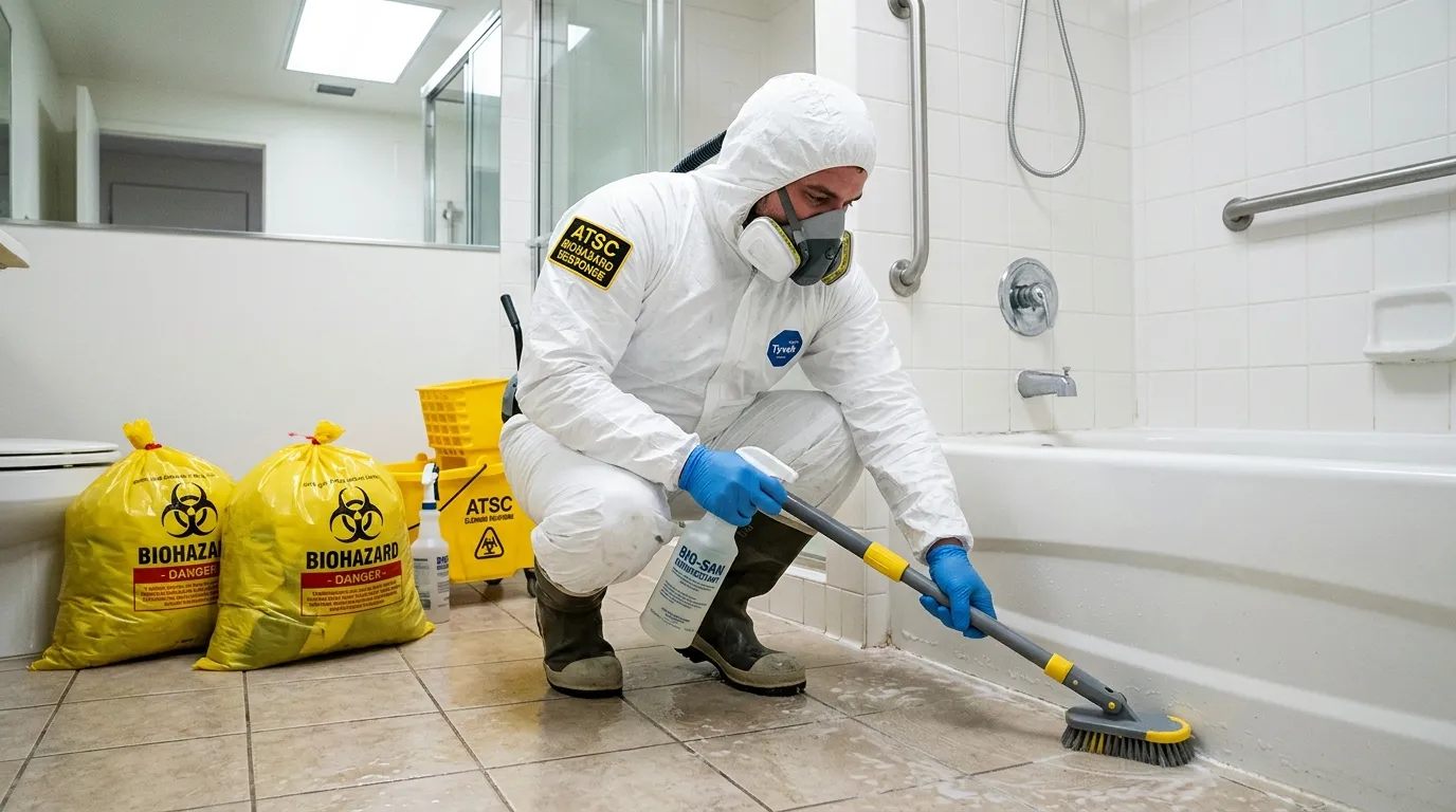 Decontamination equipment deployed for Blood Cleanup in Boca Del Mar